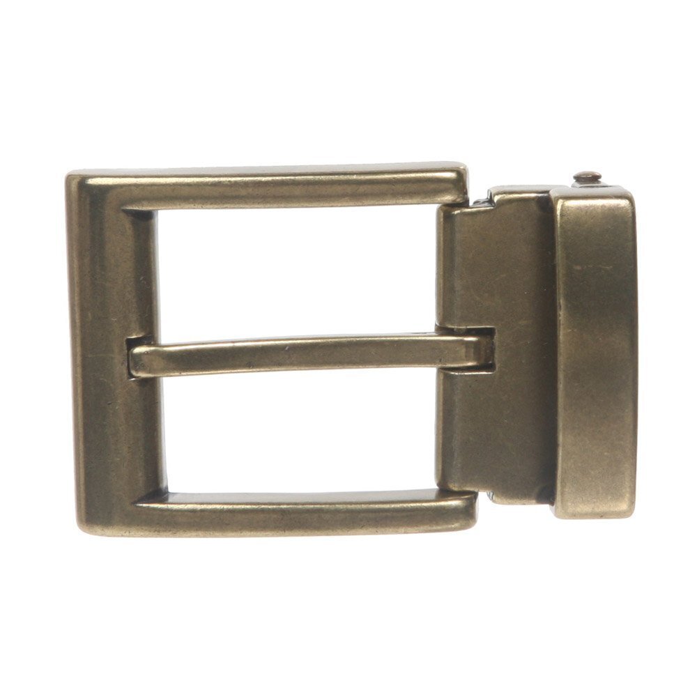6136 1 3/8 Inch 35 mm Nickel Free Brass Silver or Gold Clamp Belt Buckle